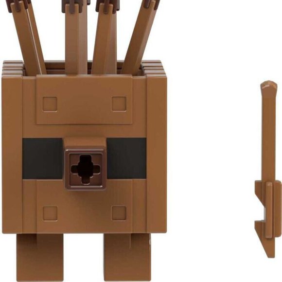 MINECRAFT Legends Wood Golem Figure Launch Arrow Attack Fully Articulated Mojang - Picture 1 of 7
